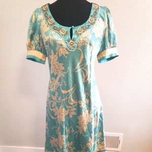 Silk mini dress